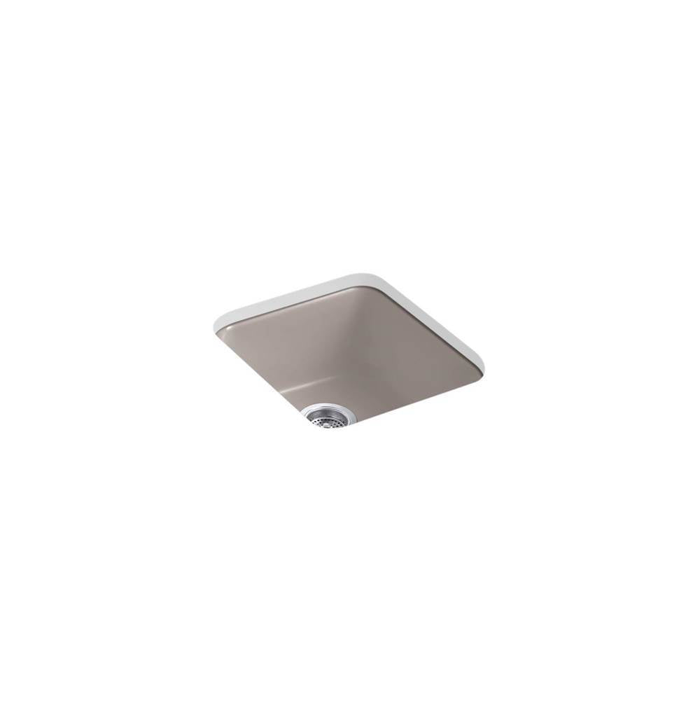 Kohler - Iron/Tones 17'' top-/undermount single-bowl bar sink - Truffle