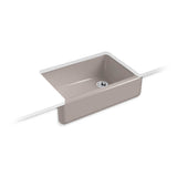 Kohler - Whitehaven 32-3/4'' undermount single-bowl farmhouse kitchen sink - Truffle