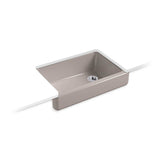 Kohler - Whitehaven 32-1/2'' undermount single-bowl farmhouse kitchen sink - Truffle