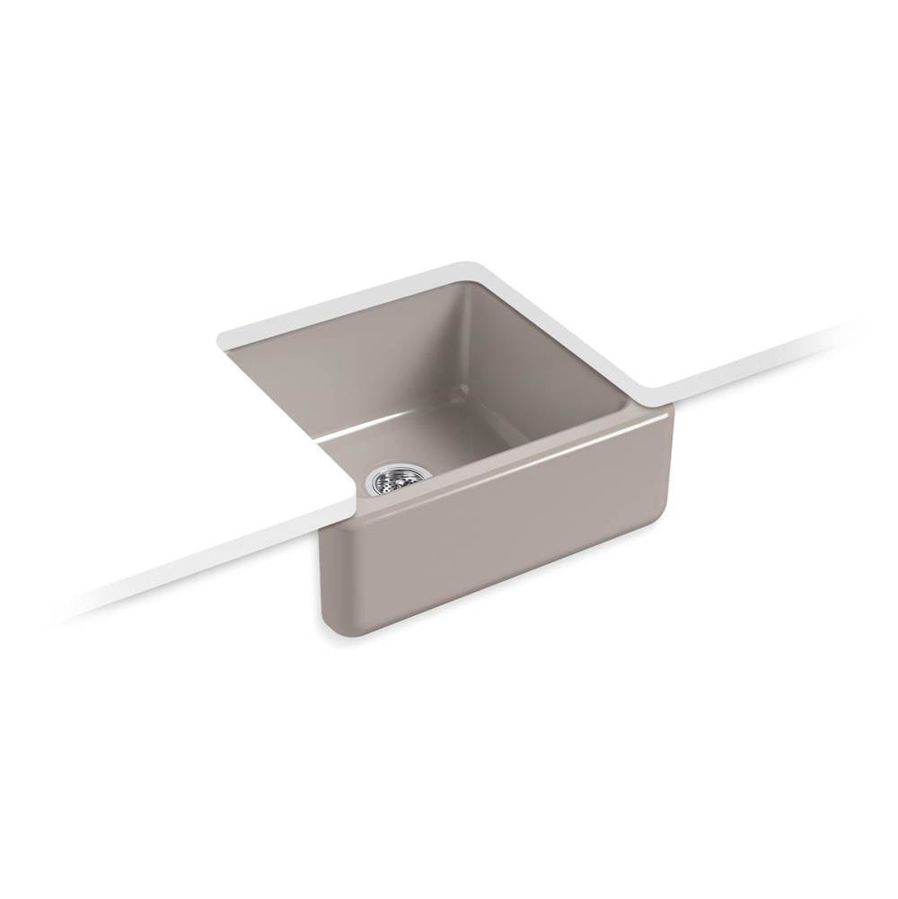 Kohler - Whitehaven 23-1/2'' undermount single-bowl farmhouse kitchen sink - Truffle