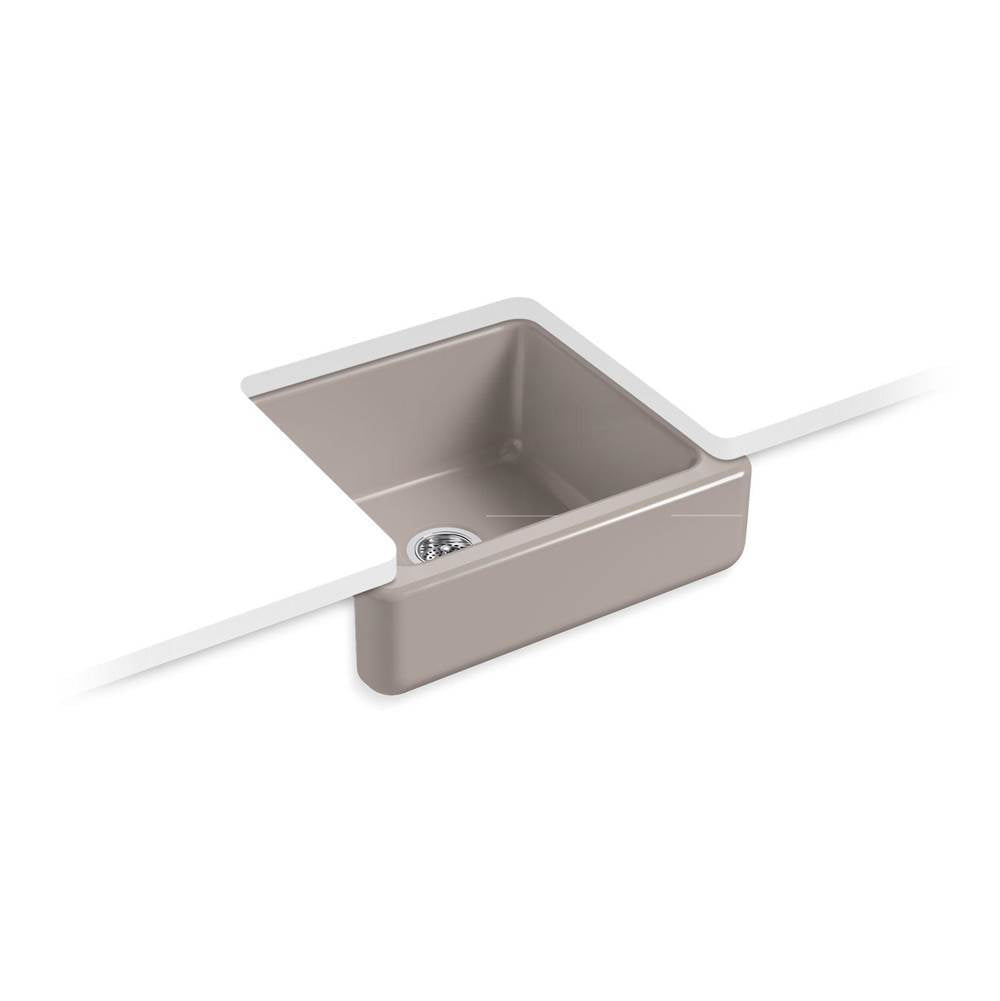 Kohler - Whitehaven 23-1/2'' undermount single-bowl farmhouse kitchen sink - Truffle