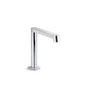 Kohler - Components Touchless single-hole lavatory faucet with Kinesis sensor technology, DC-powered, 0.5 gpm - Polished Chrome