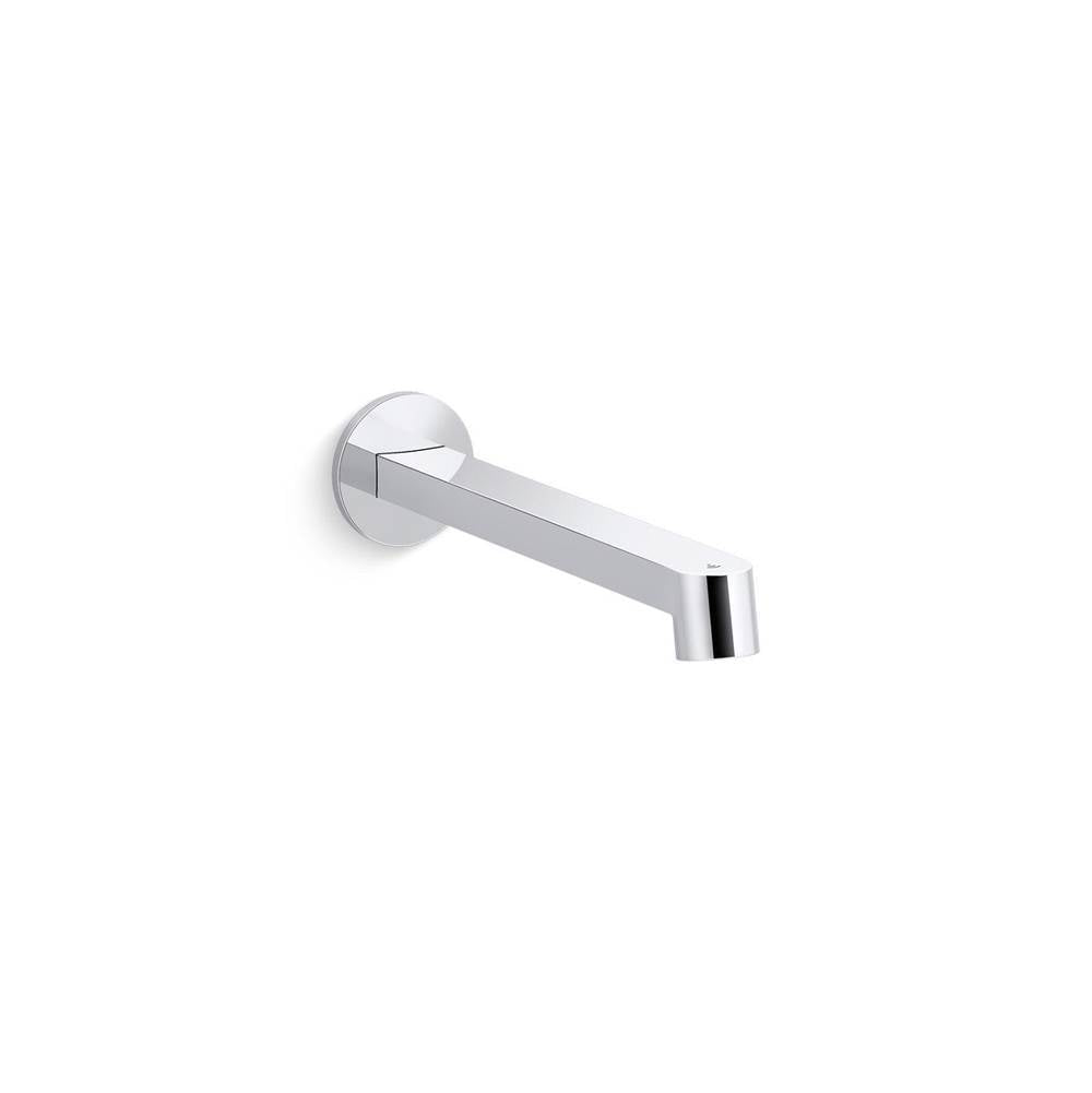 Kohler - Components Touchless wall-mount lavatory faucet with Kinesis sensor technology, AC-powered, 0.5 gpm - Polished Chrome