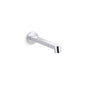 Kohler - Components Touchless wall-mount lavatory faucet with Kinesis sensor technology, AC-powered, 0.5 gpm - Polished Chrome
