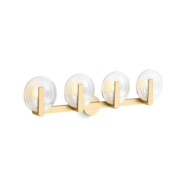 Kohler - Hint Four-light sconce - Brushed Moderne Brass