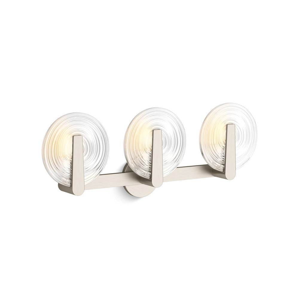 Kohler - Hint Three-light sconce - Brushed Nickel