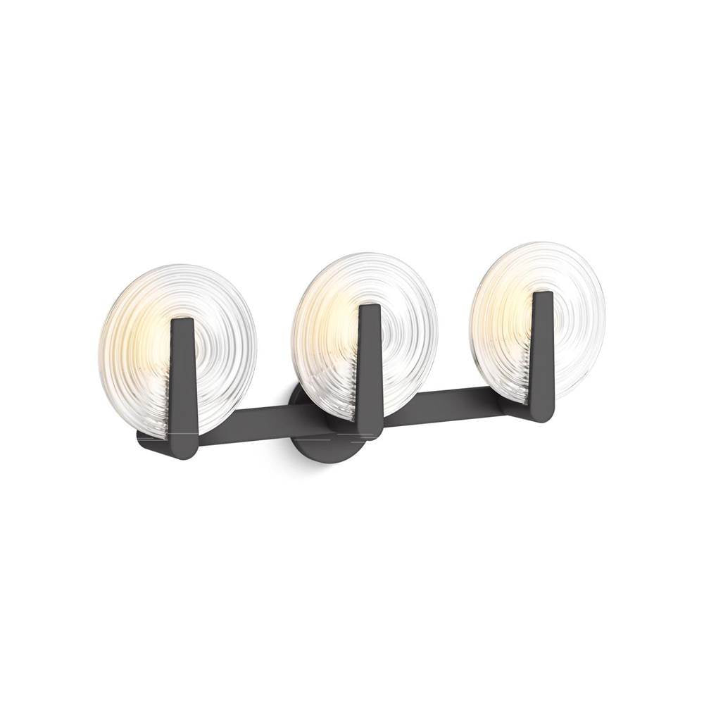 Kohler - Hint Three-light sconce - Matte Black