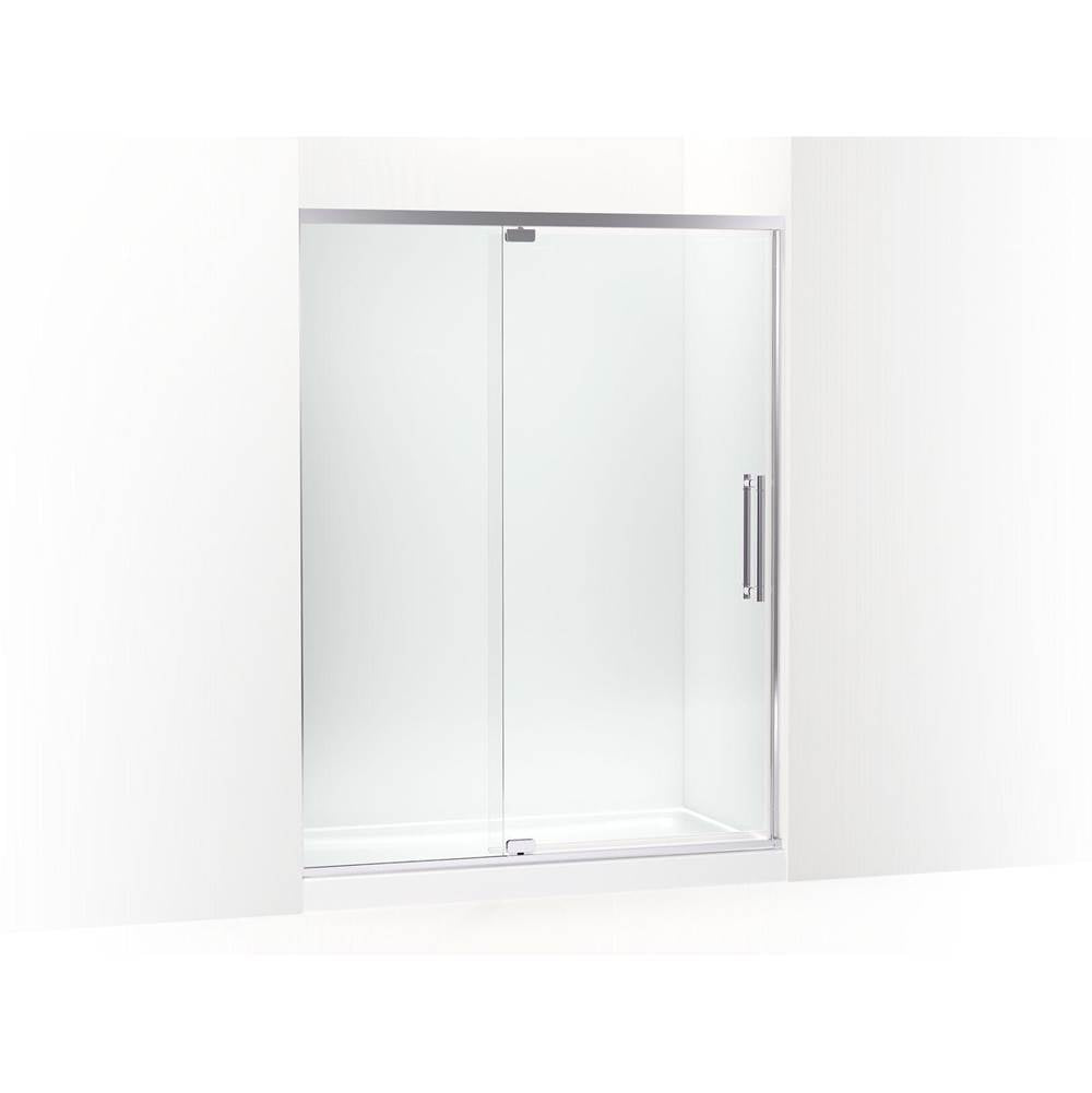 Kohler - PremiseE 76'' H Pivot Shower Door With 5/16''-Thick Glass - Bright Polished Silver