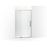 Kohler - PremiseE 76'' H Pivot Shower Door With 5/16''-Thick Glass - Anodized Brushed Nickel