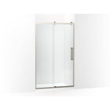 Kohler - PremiseE 76'' H Sliding Shower Door With 5/16''-Thick Glass - Anodized Brushed Nickel