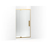 Kohler - PremiseE 76'' H Pivot Shower Door With 5/16''-Thick Glass - Vibrant Brushed Moderne Brass