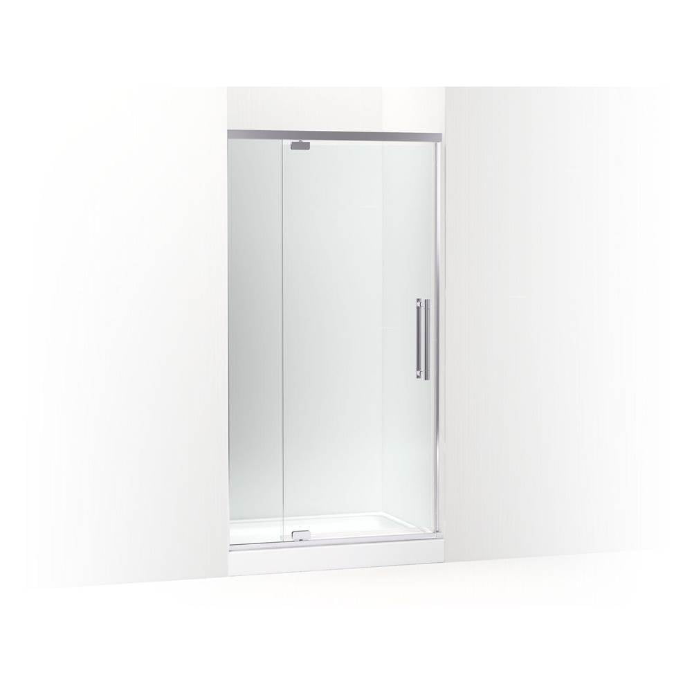 Kohler - PremiseE 76'' H Pivot Shower Door With 5/16''-Thick Glass - Bright Polished Silver