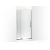 Kohler - PremiseE 76'' H Pivot Shower Door With 5/16''-Thick Glass - Anodized Brushed Nickel
