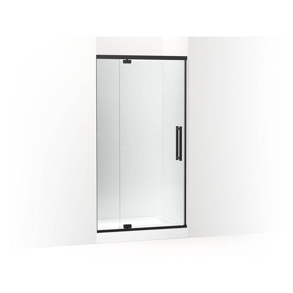 Kohler - PremiseE 76'' H Pivot Shower Door With 5/16''-Thick Glass - Matte Black