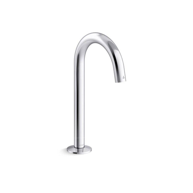 Kohler - Components Touchless single-hole lavatory faucet with Kinesis sensor technology, Tube design, 0.35 gpm - Polished Chrome