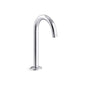 Kohler - Components Touchless single-hole lavatory faucet with Kinesis sensor technology, Tube design, 0.5 gpm - Polished Chrome