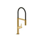 Kohler - Components Semi-professional kitchen sink faucet with two-function sprayhead - Vibrant Brushed Moderne Brass