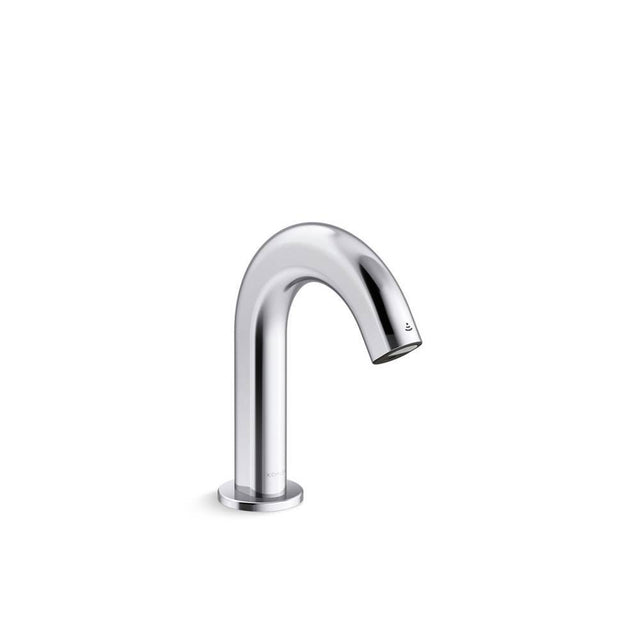 Kohler - ObloE Touchless single-hole lavatory faucet with Kinesis sensor technology, HES-powered, less drain, 0.5 gpm - Polished Chrome
