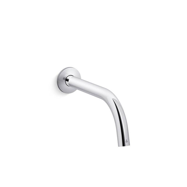 Kohler - Components Touchless wall-mount lavatory faucet with Kinesis sensor technology, Tube design, HES-powered, 0.5 gpm - Polished Chrome