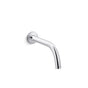 Kohler - Components Touchless wall-mount lavatory faucet with Kinesis sensor technology, Tube design, HES-powered, 0.5 gpm - Polished Chrome