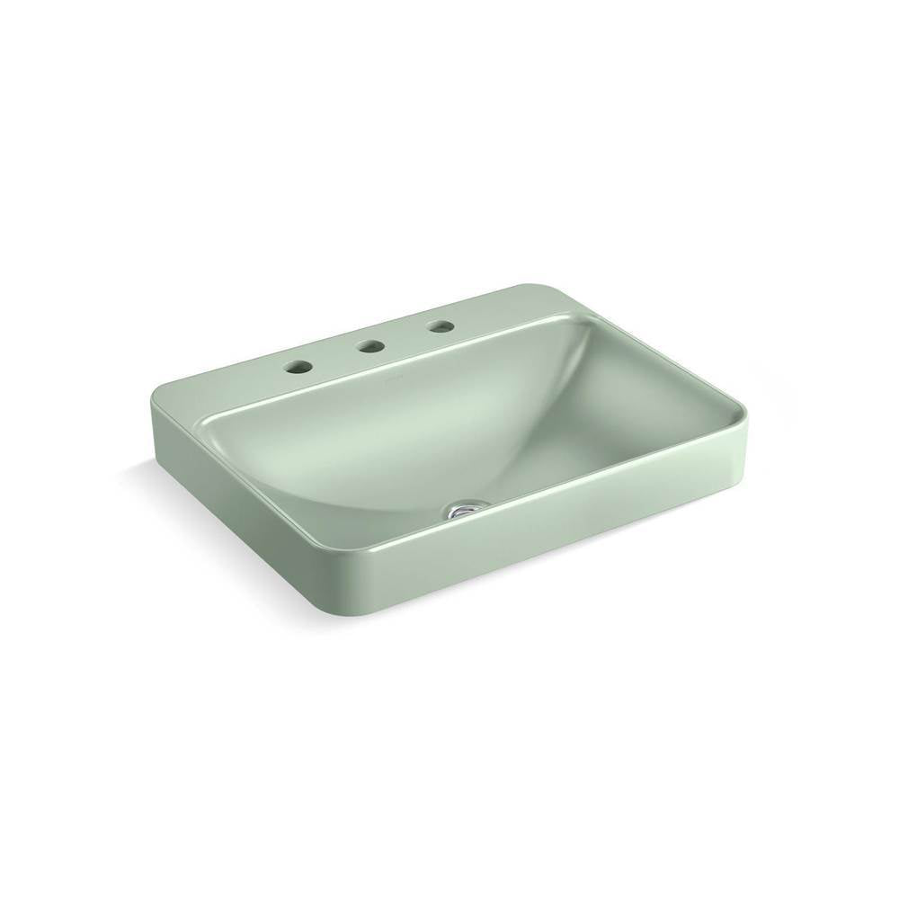 Kohler - Vox 23'' rectangular vessel bathroom sink - Aspen Green