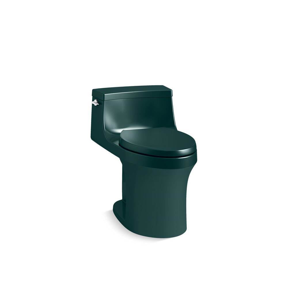 Kohler - San Souci One-piece compact elongated toilet with concealed trapway, 1.28 gpf - Teal