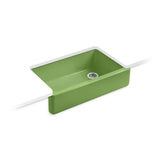 Kohler - Whitehaven 35-3/4'' undermount single-bowl farmhouse kitchen sink - Fresh Green