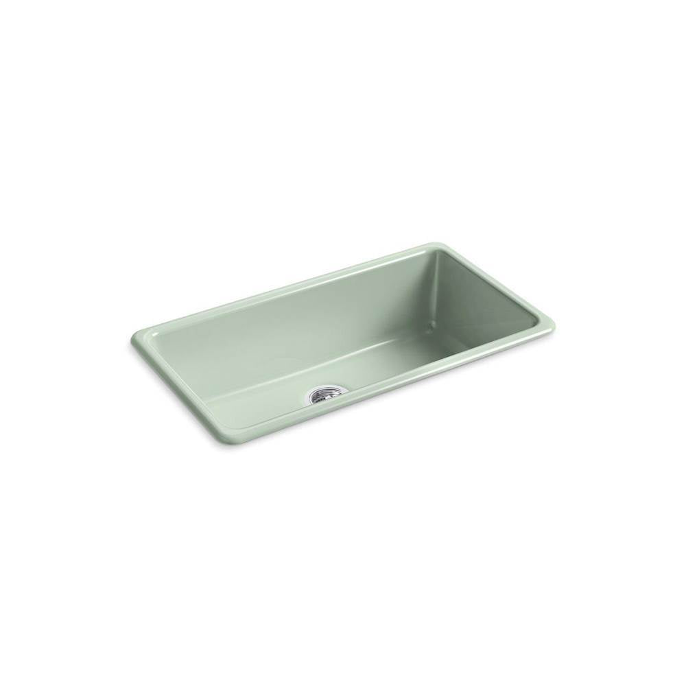 Kohler - Iron/Tones 33'' top-/undermount single-bowl kitchen sink - Aspen Green