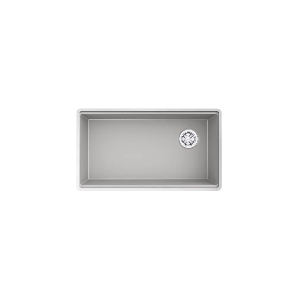 Kohler - BillingsE 32-1/2'' undermount single-bowl kitchen sink - Matte Grey