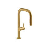 Kohler - Components Touchless pull-down kitchen sink faucet with two-function sprayhead - Vibrant Brushed Moderne Brass