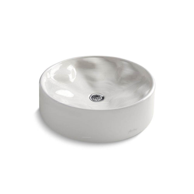 Kohler - RistaE 16-1/4'' round vessel bathroom sink, no overflow - Natural White