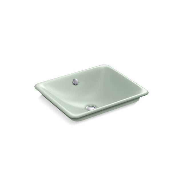 Kohler - Iron Plains 18-1/2'' rectangular vessel bathroom sink - Aspen Exterior with Aspen Interior