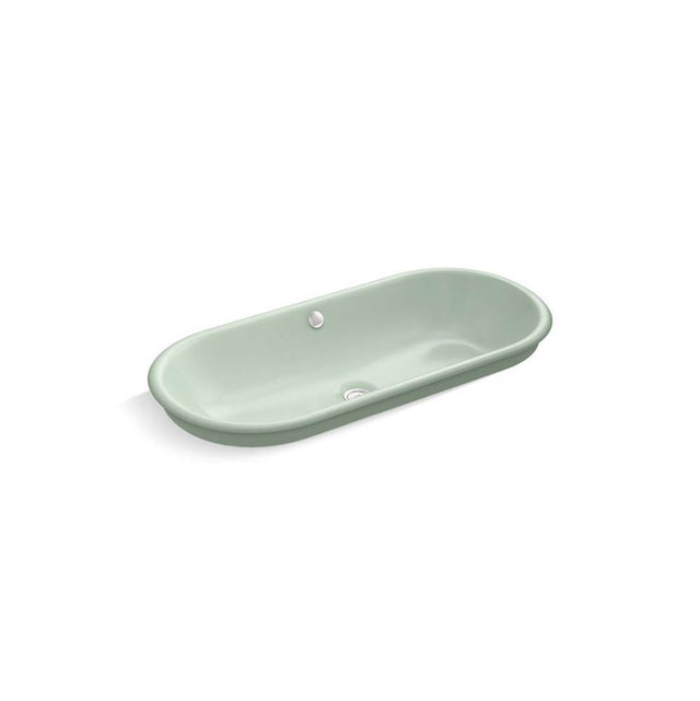 Kohler - Iron Plains 33'' oval drop-in / undermount / vessel bathroom sink - Aspen Exterior with Aspen Interior