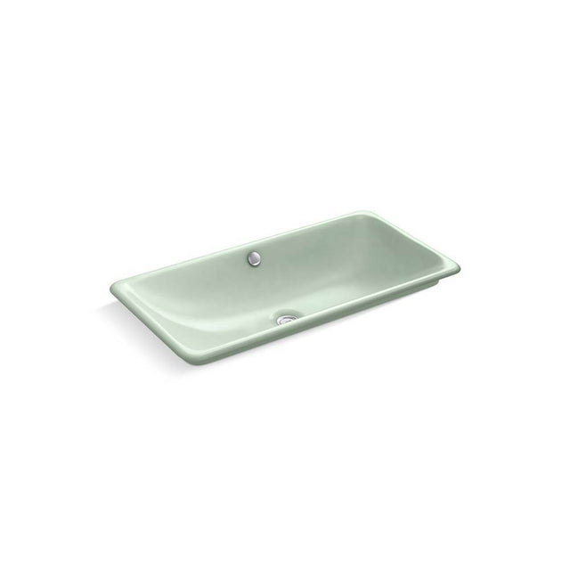 Kohler - Iron Plains 30'' rectangular drop-in / undermount / vessel bathroom sink - Aspen Exterior with Aspen Interior