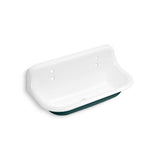 Kohler - BrockwayE 36'' wall-mount utility sink - Teal Exterior with White Interior