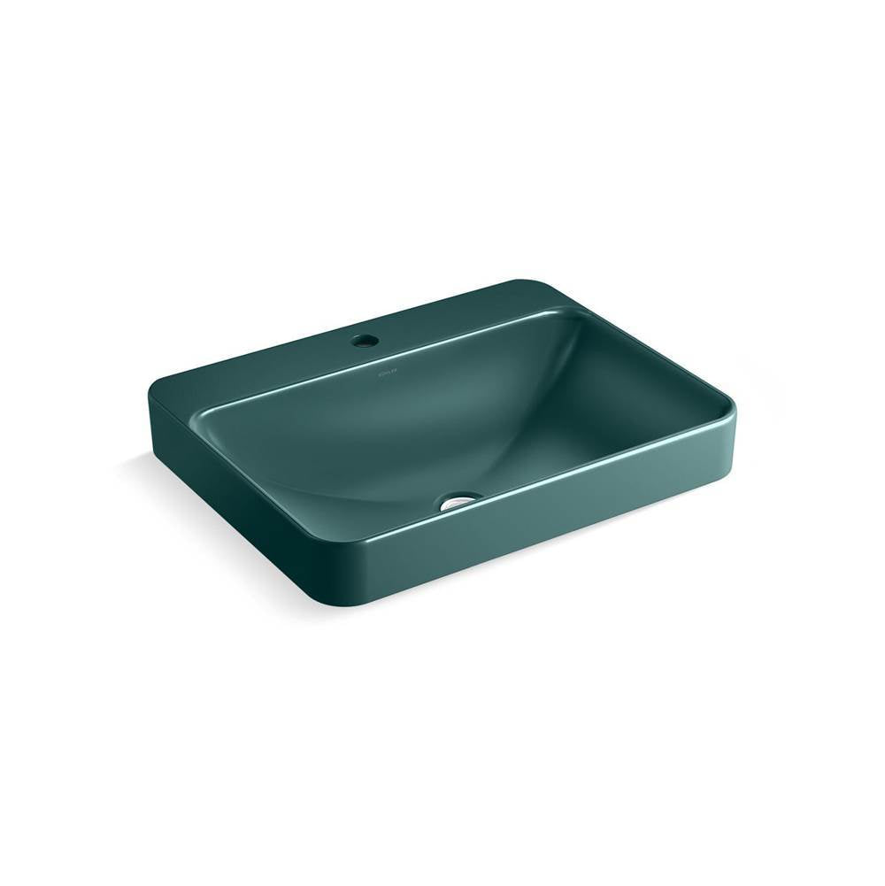 Kohler - Vox 23'' rectangular vessel bathroom sink - Teal