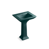 Kohler - Memoirs Stately 25'' rectangular pedestal bathroom sink - Teal