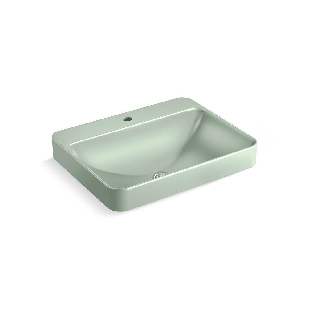 Kohler - Vox 23'' rectangular vessel bathroom sink - Aspen Green