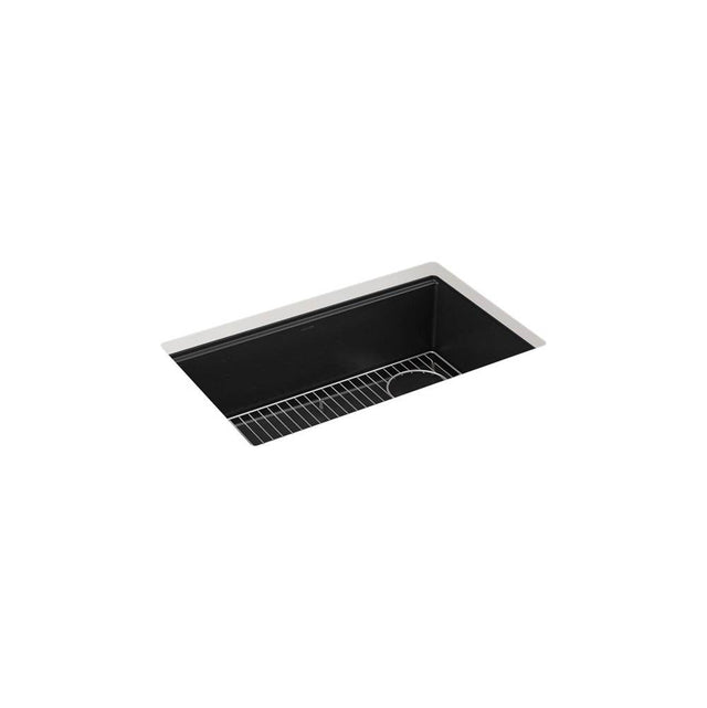 Kohler - BillingsE 29'' undermount single-bowl kitchen sink - Matte Black