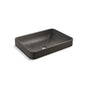 Kohler - WasteLAB Vox 23'' rectangular vessel bathroom sink, no overflow - Ashen