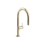 Kohler - Components Pull-down kitchen sink faucet with two-function sprayhead - Vibrant French Gold