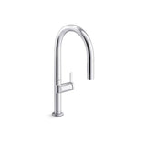 Kohler - Components Pull-down kitchen sink faucet with two-function sprayhead - Polished Chrome