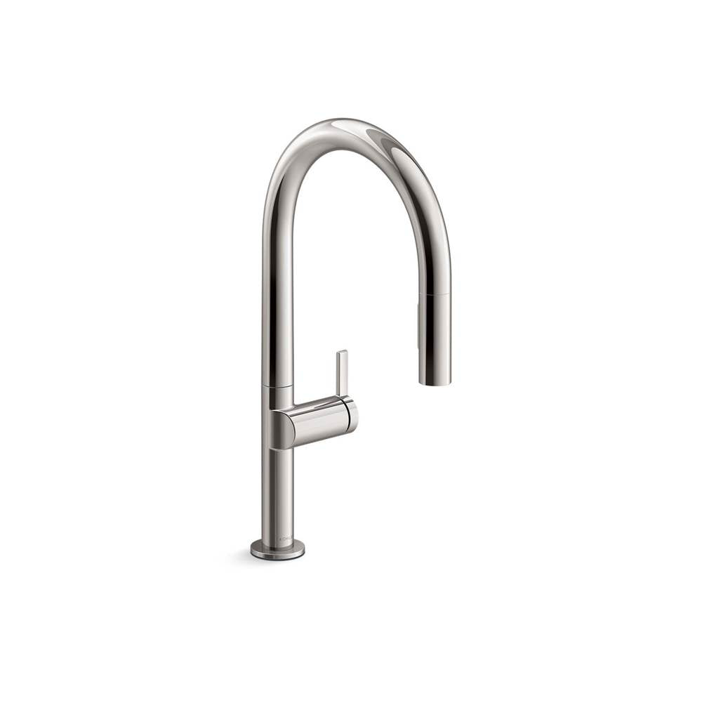 Kohler - Components Touchless pull-down kitchen sink faucet with two-function sprayhead - Vibrant Titanium