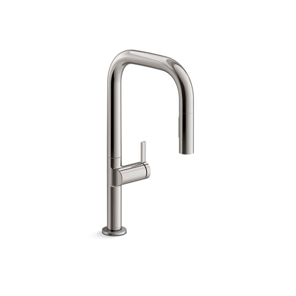 Kohler - Components Touchless pull-down kitchen sink faucet with two-function sprayhead - Vibrant Titanium