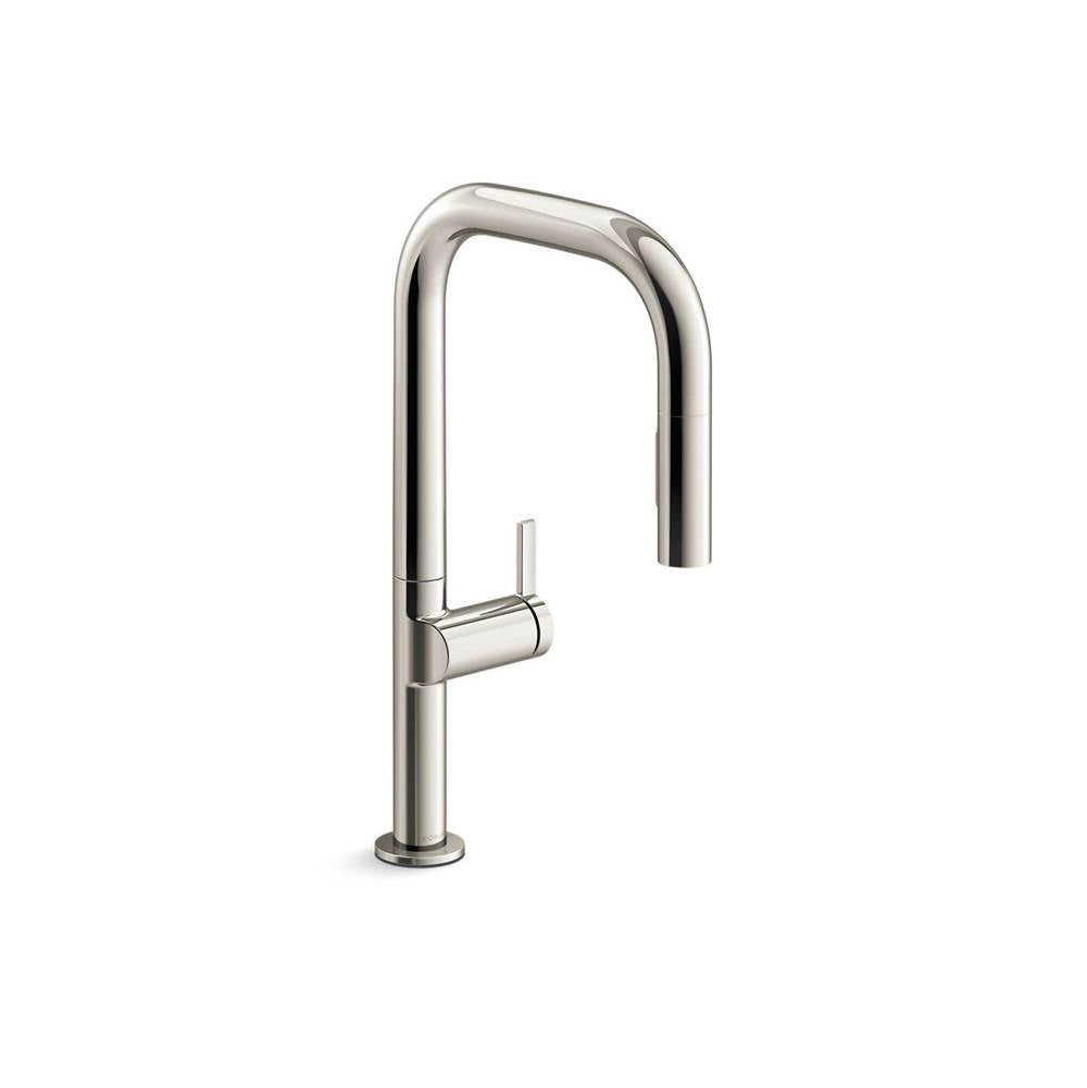 Kohler - Components Touchless pull-down kitchen sink faucet with two-function sprayhead - Vibrant Polished Nickel