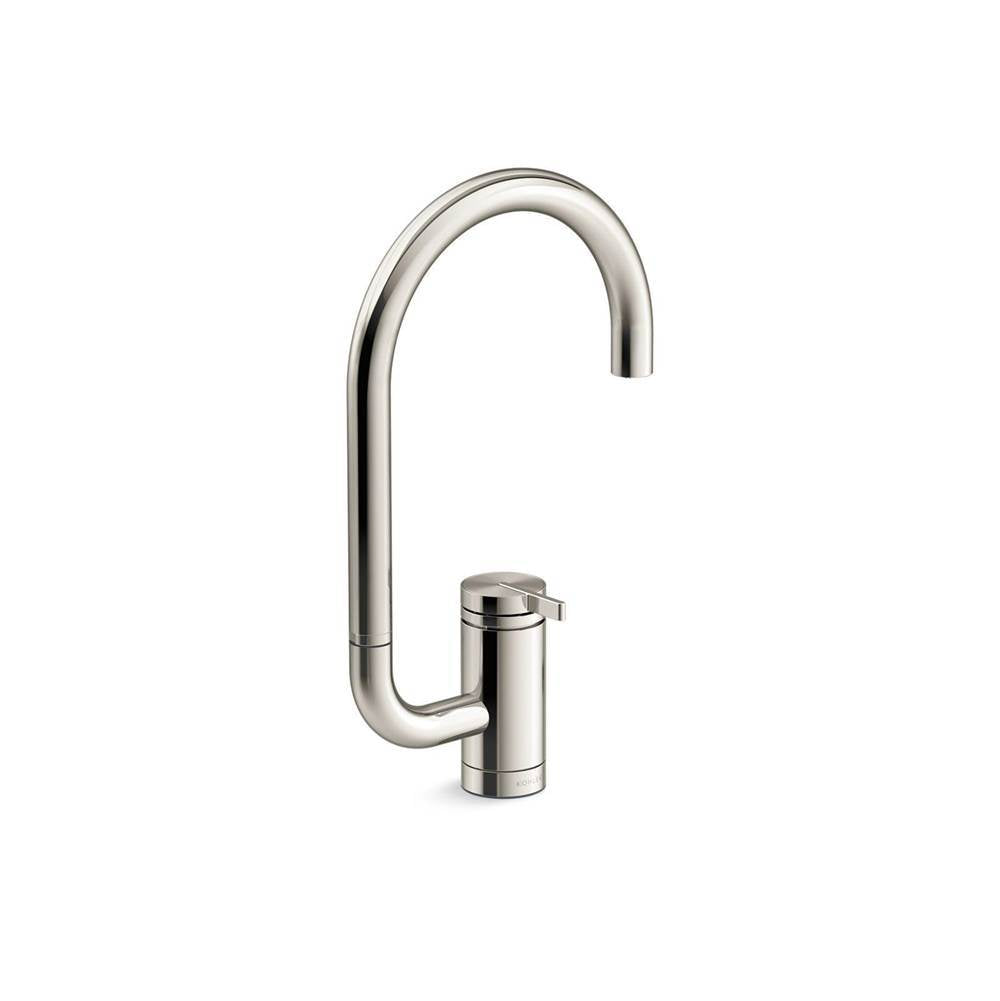 Kohler - Components Single-handle bar sink faucet with two-function extended-reach spout - Vibrant Polished Nickel