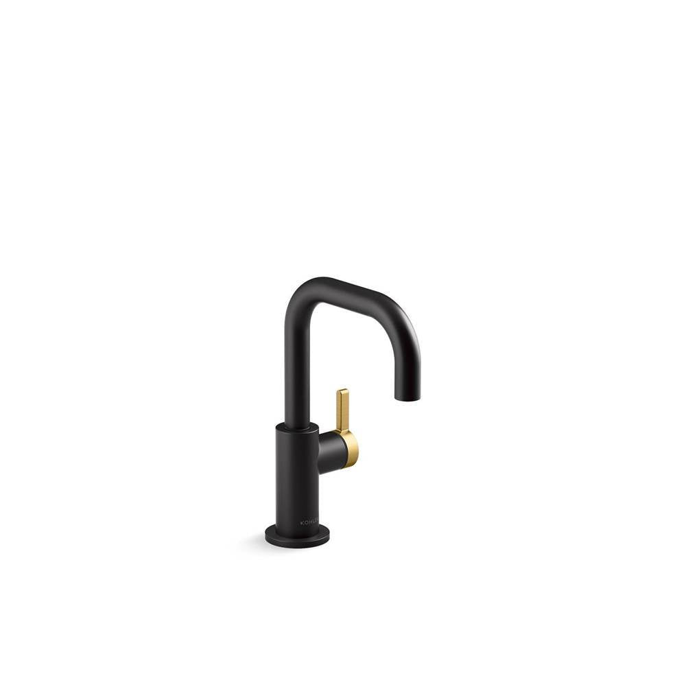 Kohler - Components Beverage faucet - Matte Black with Brushed Moderne Brass