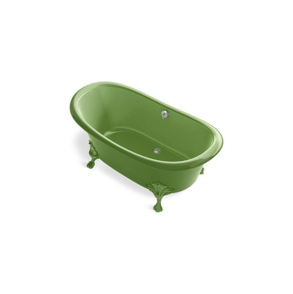 Kohler - ArtifactsE 66-1/8'' x 32-1/2'' freestanding bath - Fresh Green Exterior with Fresh Green Interior