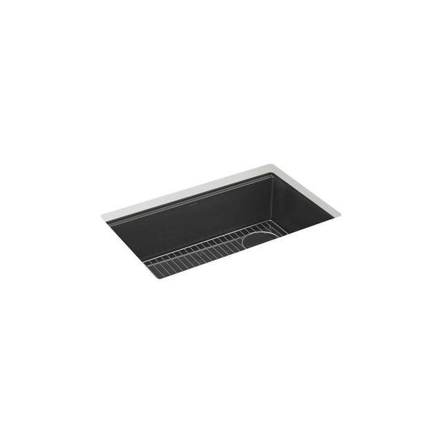 Kohler - BillingsE 29'' undermount single-bowl kitchen sink - Matte Graphite