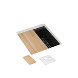 BillingsE 18'' undermount bar sink with accessories